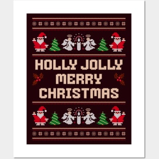 Holly Jolly Merry Christmas Posters and Art